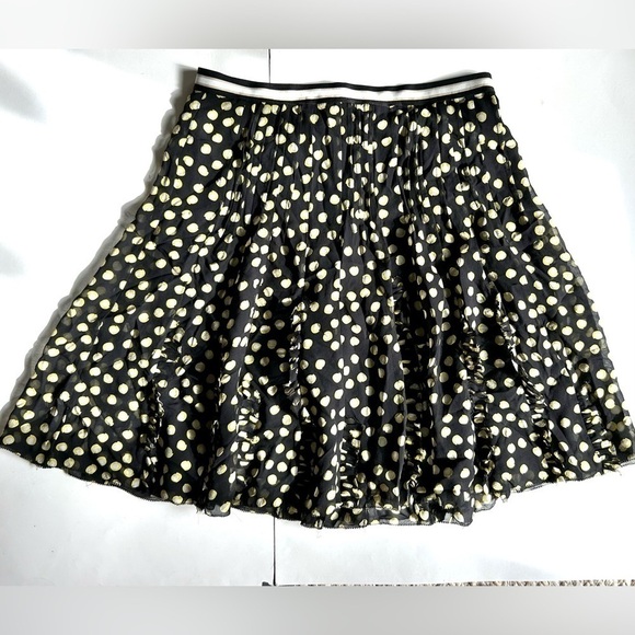 Dorothee SCHUMACHER 100% Silk Knee-Length Skirt ruffles a line - Picture 10 of 10